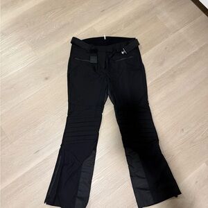 Moncler Black Flared Ski Pants